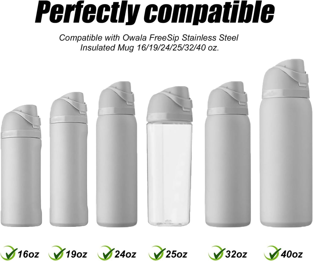 4pcs Silicone Bottle Seal Ring Replacement Rubber Stopper for 19oz 24oz 32oz 40oz Water Bottle Lid Parts T44993