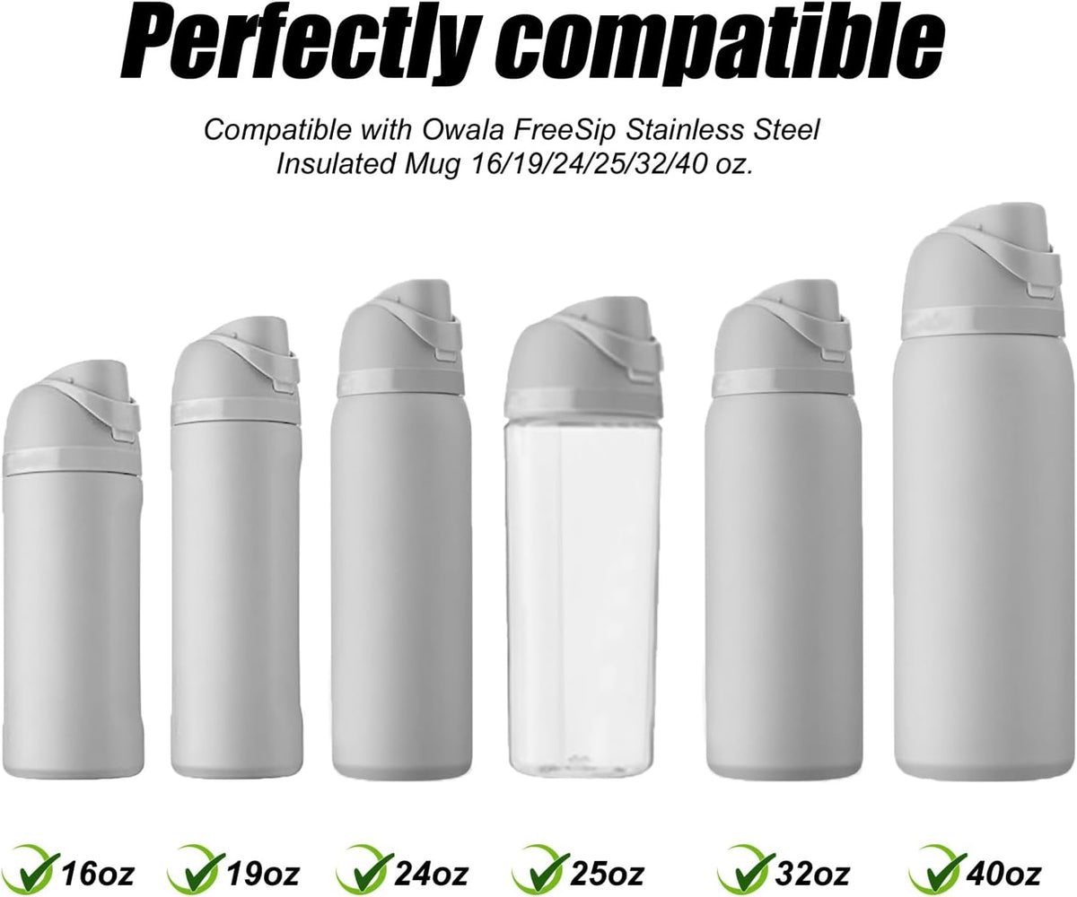 4pcs Silicone Bottle Seal Ring Replacement Rubber Stopper for 19oz 24oz 32oz 40oz Water Bottle Lid Parts T44993