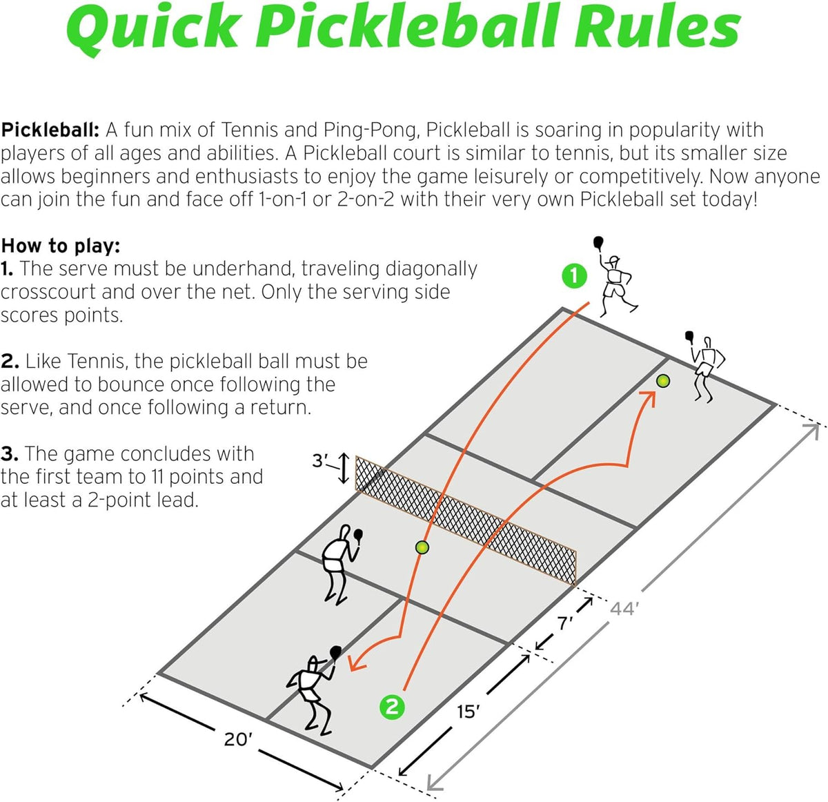 Wood Pickleball Starter Set with 2 Wooden Paddles, 4 Pickleballs & Backpack Tote X5054