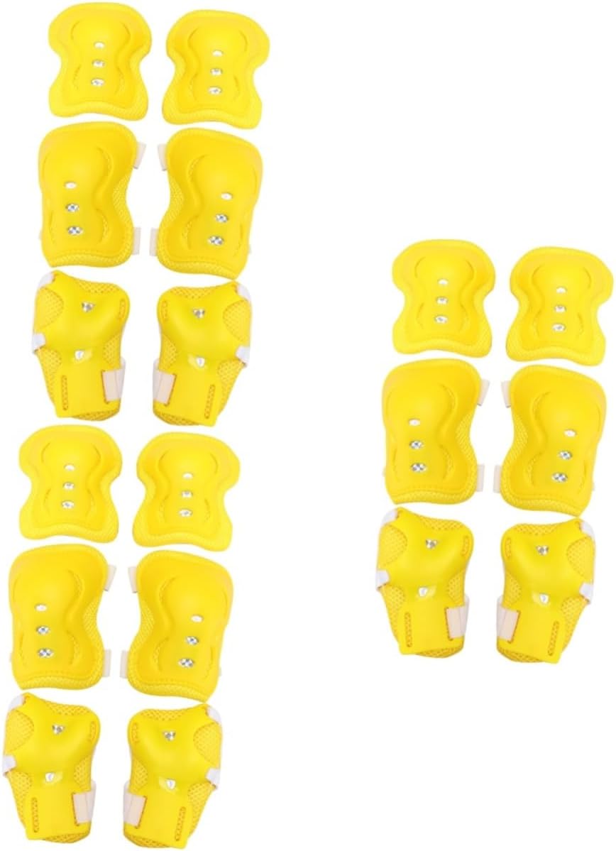 18 pcs Set Elbow Pads Knee Protector Wrist Guards Protective Gear F1472