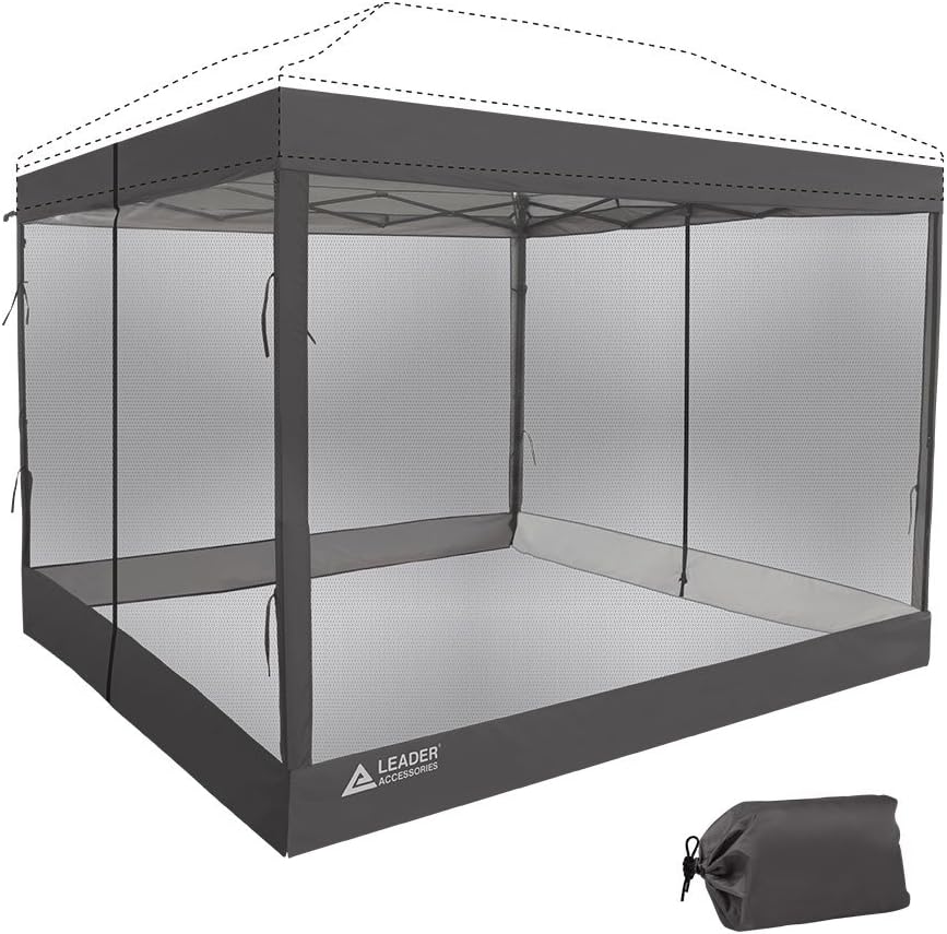 Mesh Screen Zippered Wall Panels for 10' x 10' Canopy K8227