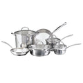 10 Piece Stainless Steel Pots and Pans U605935