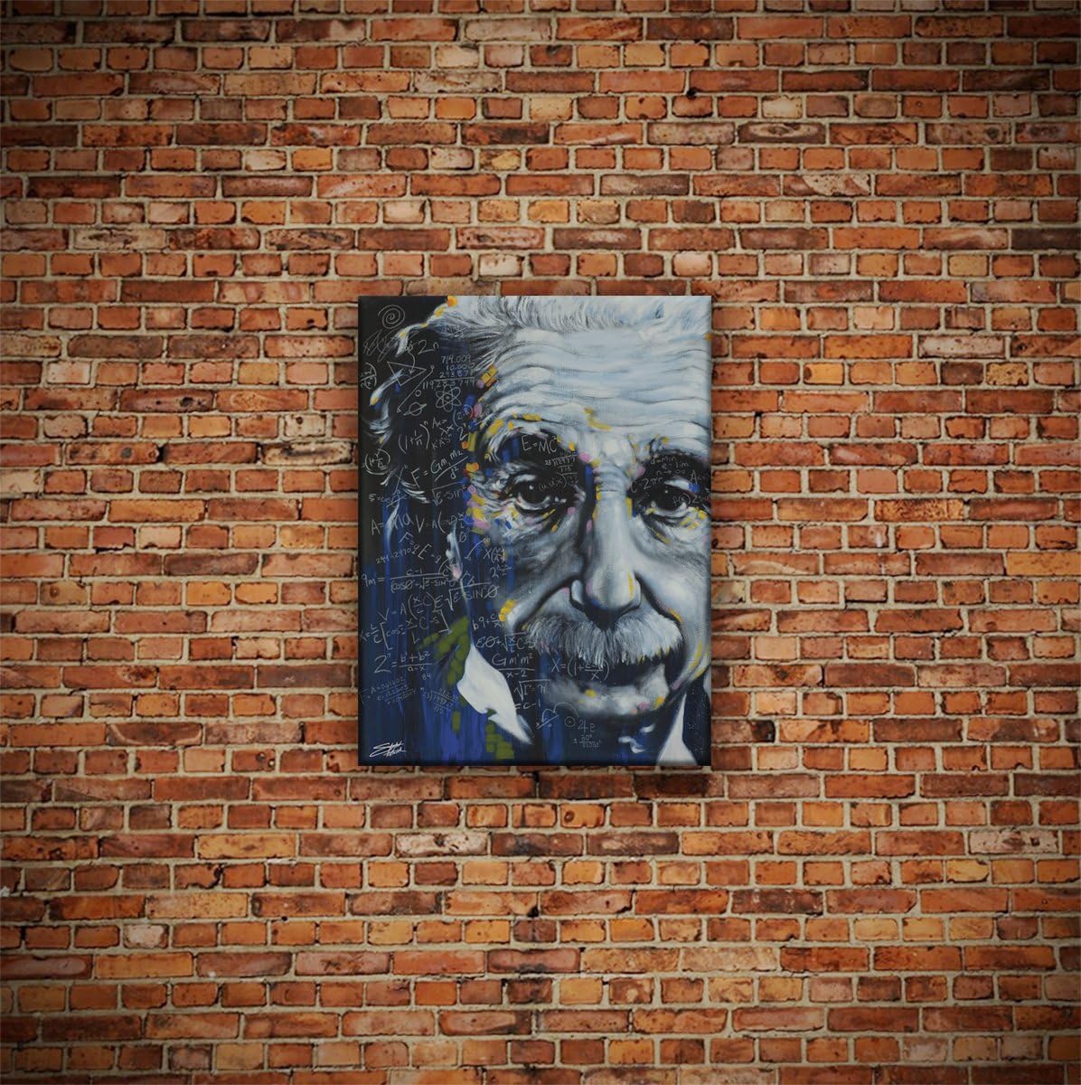 Einstein Canvas 24x24 Wall Art F968