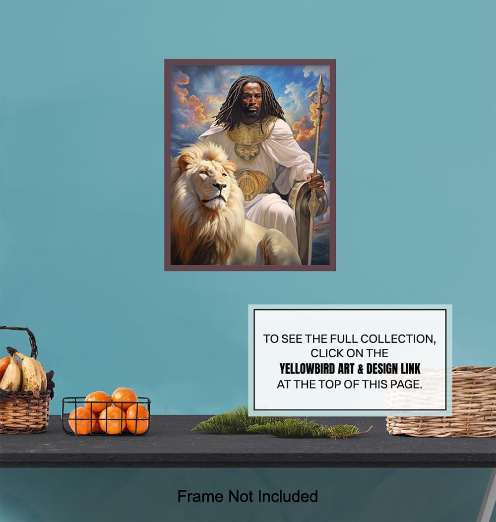African American Wall Decor - Black Art - Inspirational Wall Art - Christian Home Decor - Religious Gift - Picture Poster Print I703163