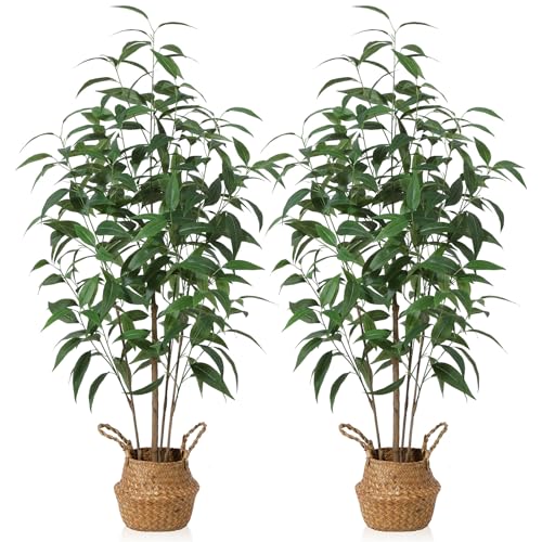 4Ft Artificial Eucalyptus Tree in Pot S100693
