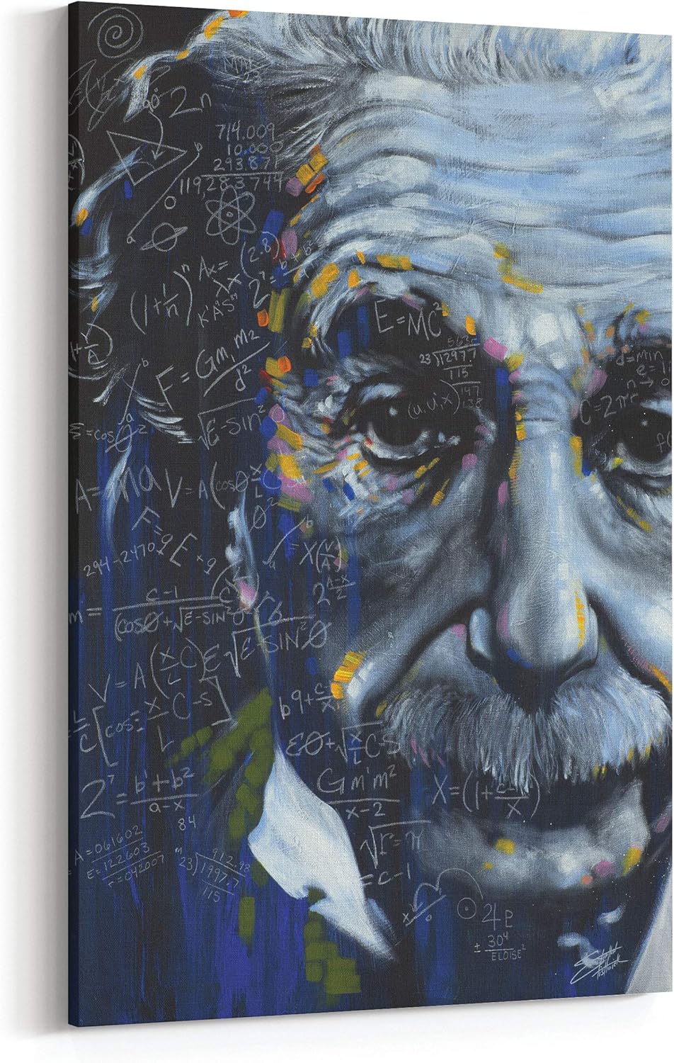 Einstein Canvas 24x24 Wall Art F968