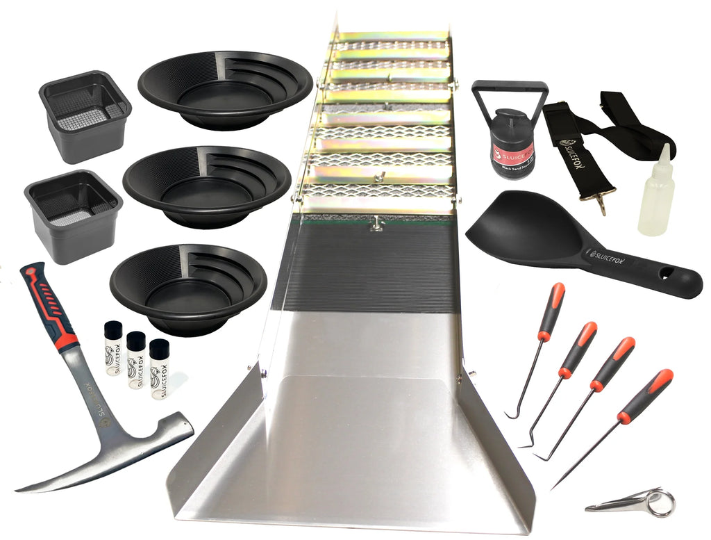 Complete Gold Mining Kit with 50 inch Gold Sluice Box T339