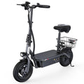 Electric Scooter with Seat, 37 Miles Long Range, 28 MPH Top Speed, 14" Pneumatic Tire A588
