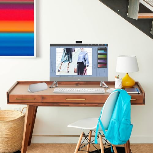 24-inch All in One Desktop with FHD Display, Intel Core i3, 8GB DDR4 RAM, 256GB SSD, Silver F6205