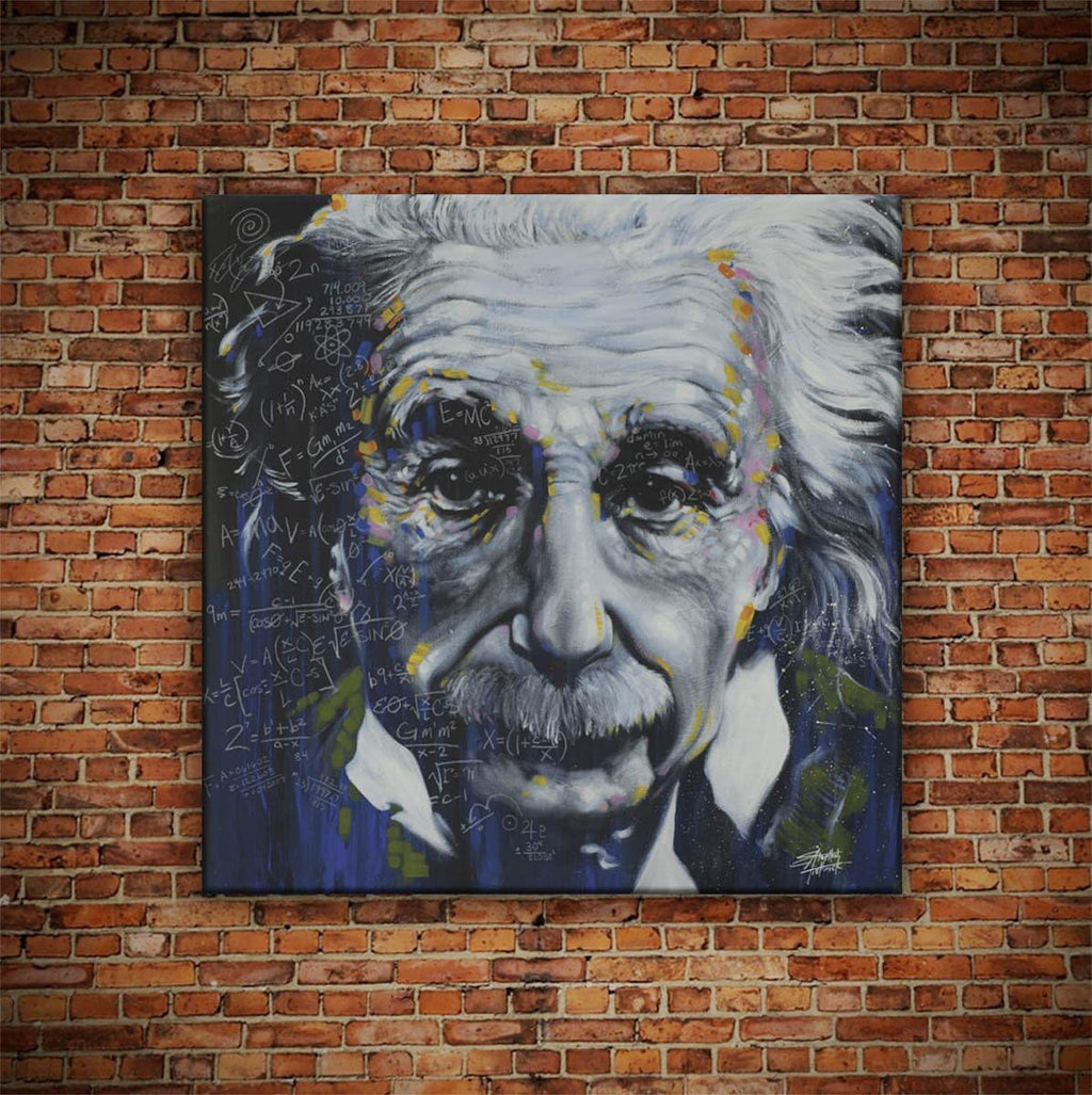 Einstein Canvas 24x24 Wall Art F968