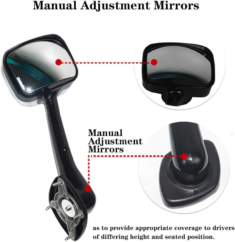 Chrome Hood Mirror Pair Set R34748