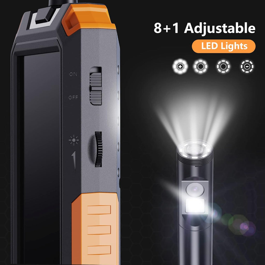7.9mm 1080P Dual Lens Borescope Endoscope Camera with 4.5 IPS Screen G44660