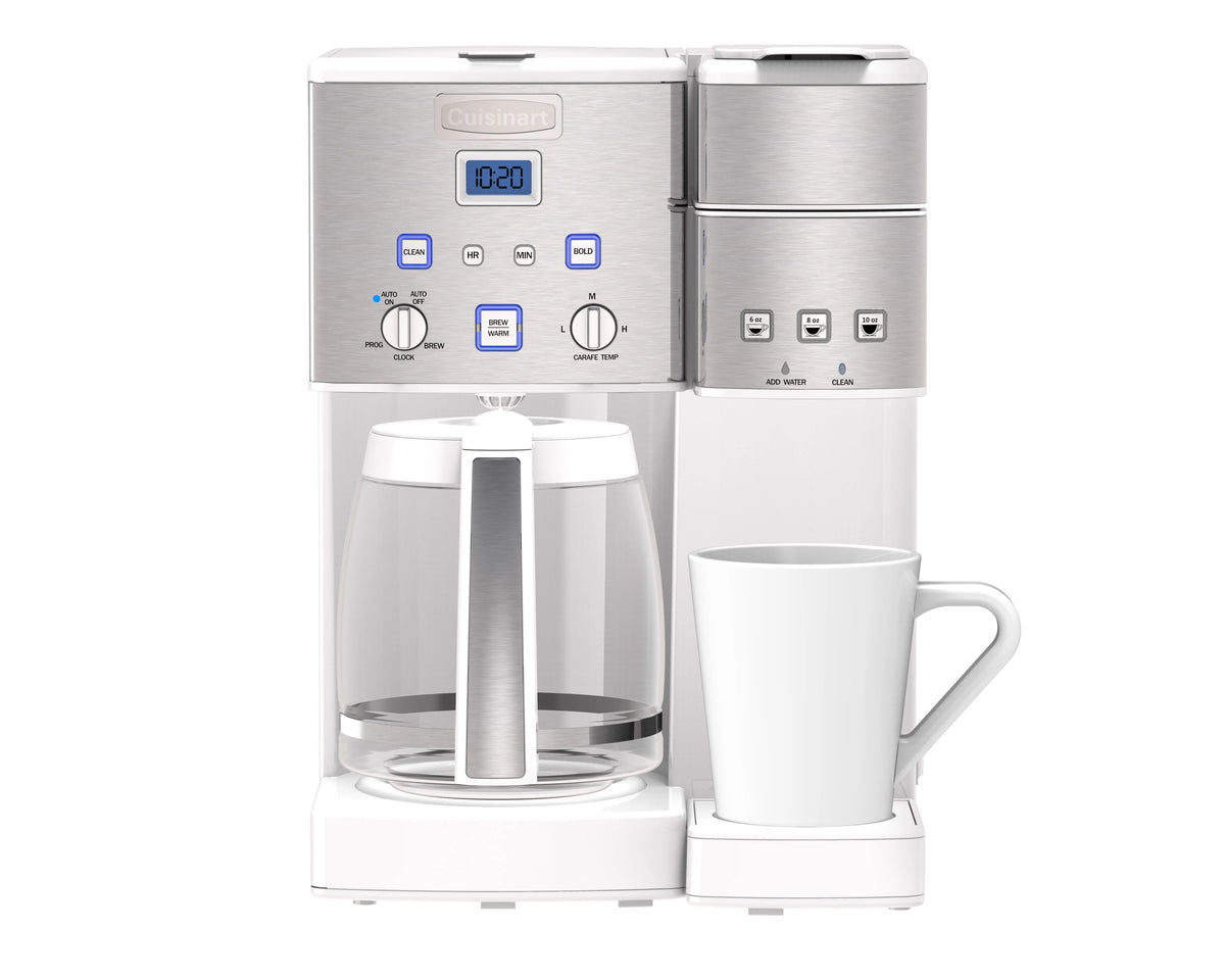 12 Cup Coffeemaker and Single-Serve Brewer D458