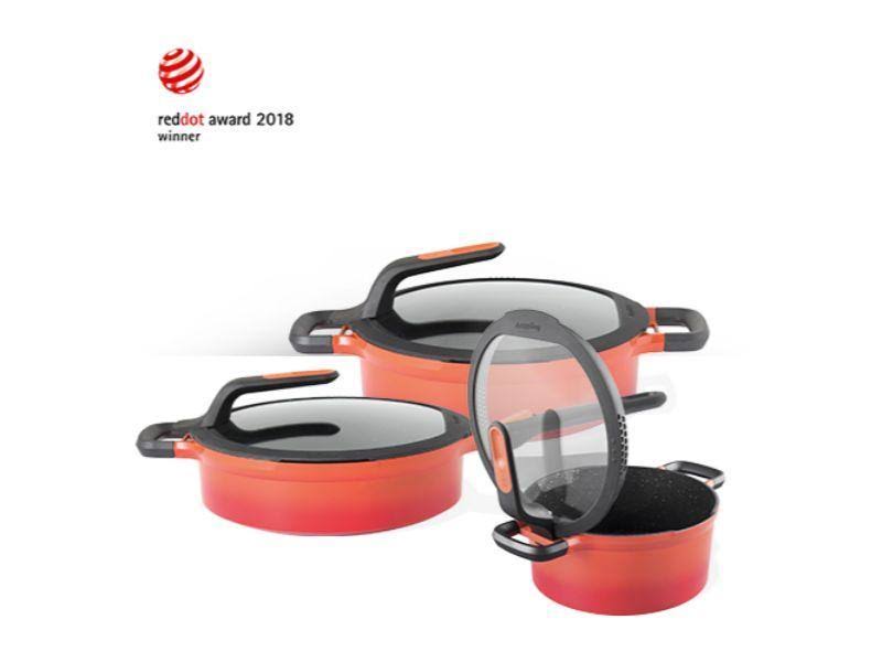 Cast Aluminum Non-Stick Covered Saute Pan E1562