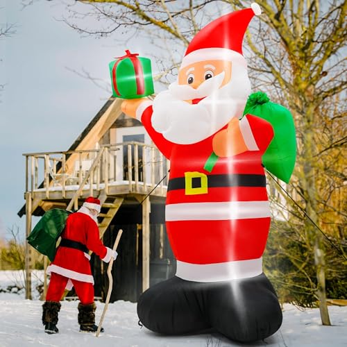 15FT Inflatable Santa Claus with 8pcs LED W354