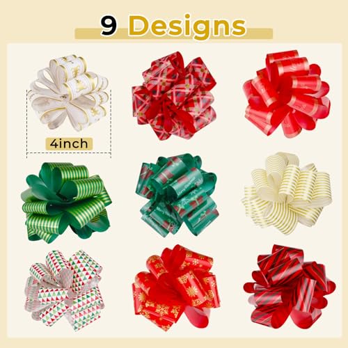 27PCS Christmas Gift Wrap Bows S2535