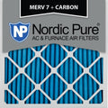 16x16x1 MERV 7 Carbon AC Furnace Air Filters Qty 12 Q837562