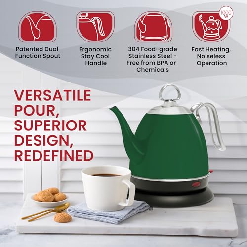 32 oz Red Electric Kettle N263
