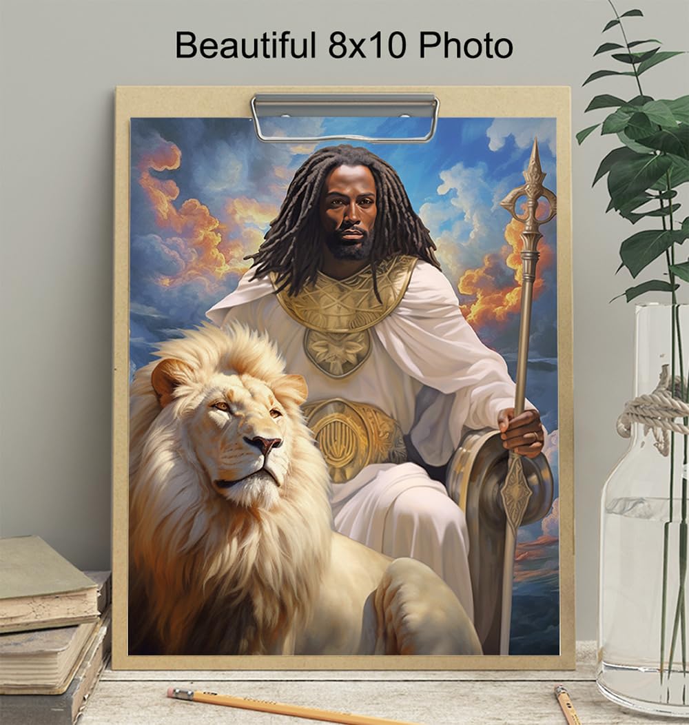 African American Wall Decor - Black Art - Inspirational Wall Art - Christian Home Decor - Religious Gift - Picture Poster Print I703163