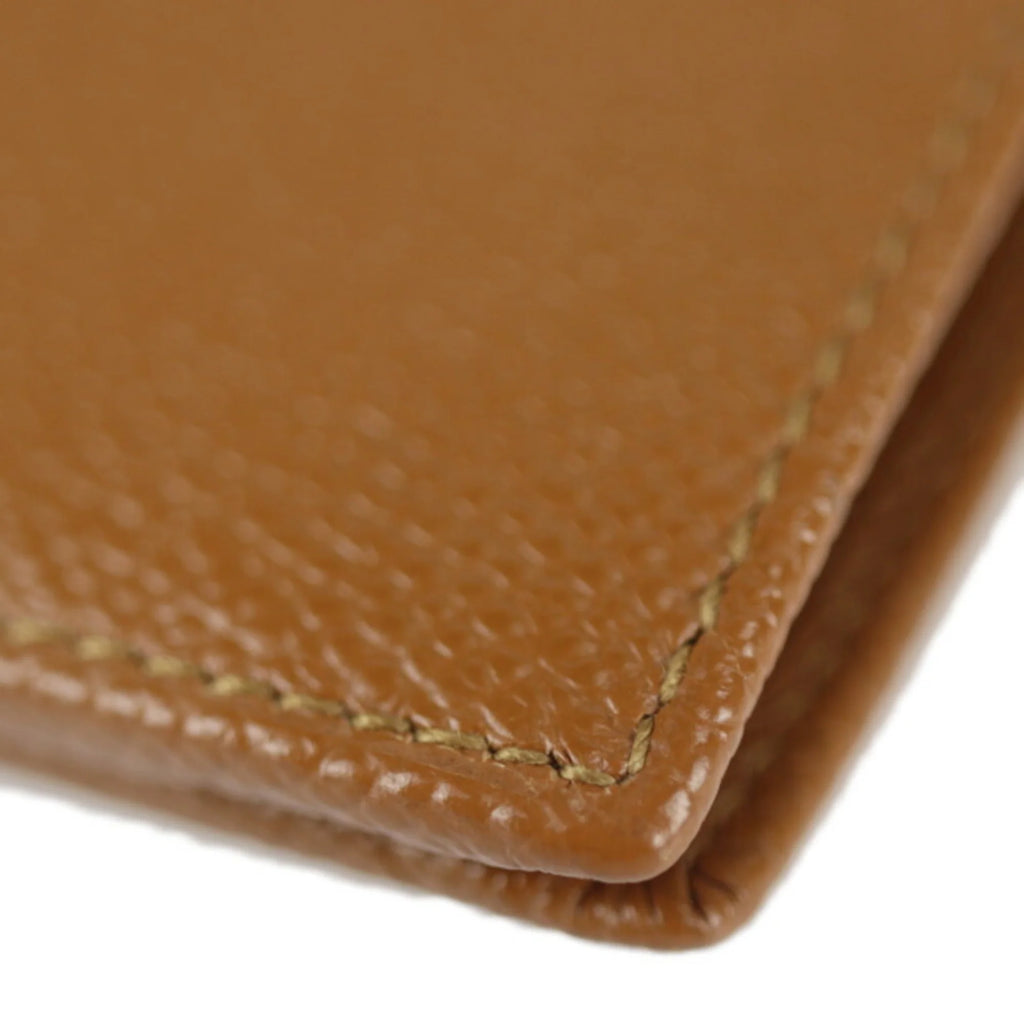 Camel Brown Leather Bifold Wallet I81755