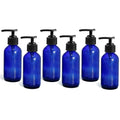 Cobalt Blue 4oz Glass Bottle with Pump Set of 6 A723051