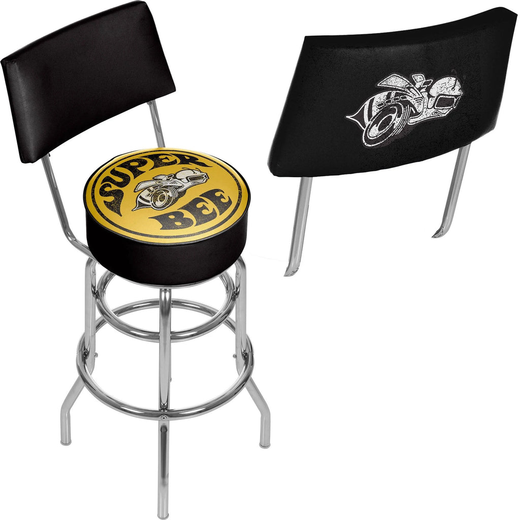 Swivel Bar Stool with Back O350