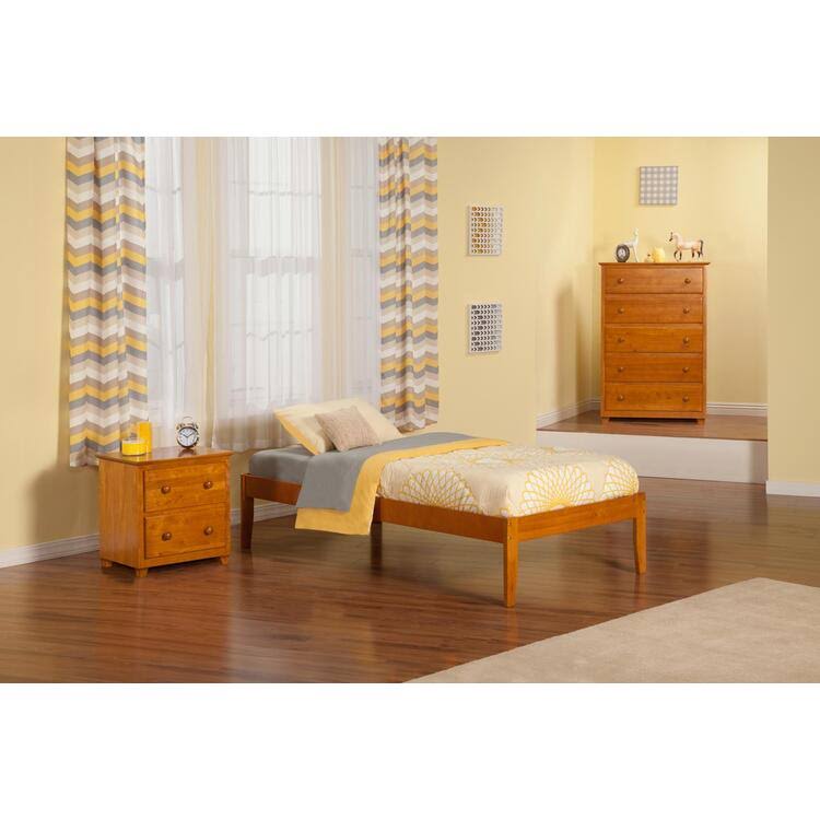 King Espresso Open Foot Bed W11385