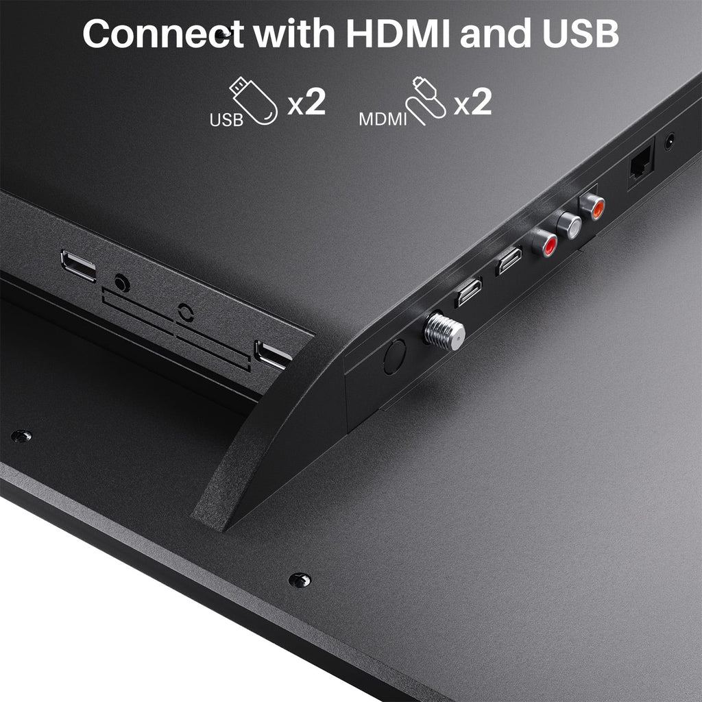 32 Smart RV TV with DVD Player 1080P FHD Android TV E906
