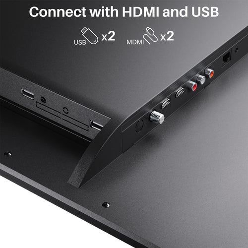 32 Smart RV TV with DVD Player 1080P FHD Android TV E906