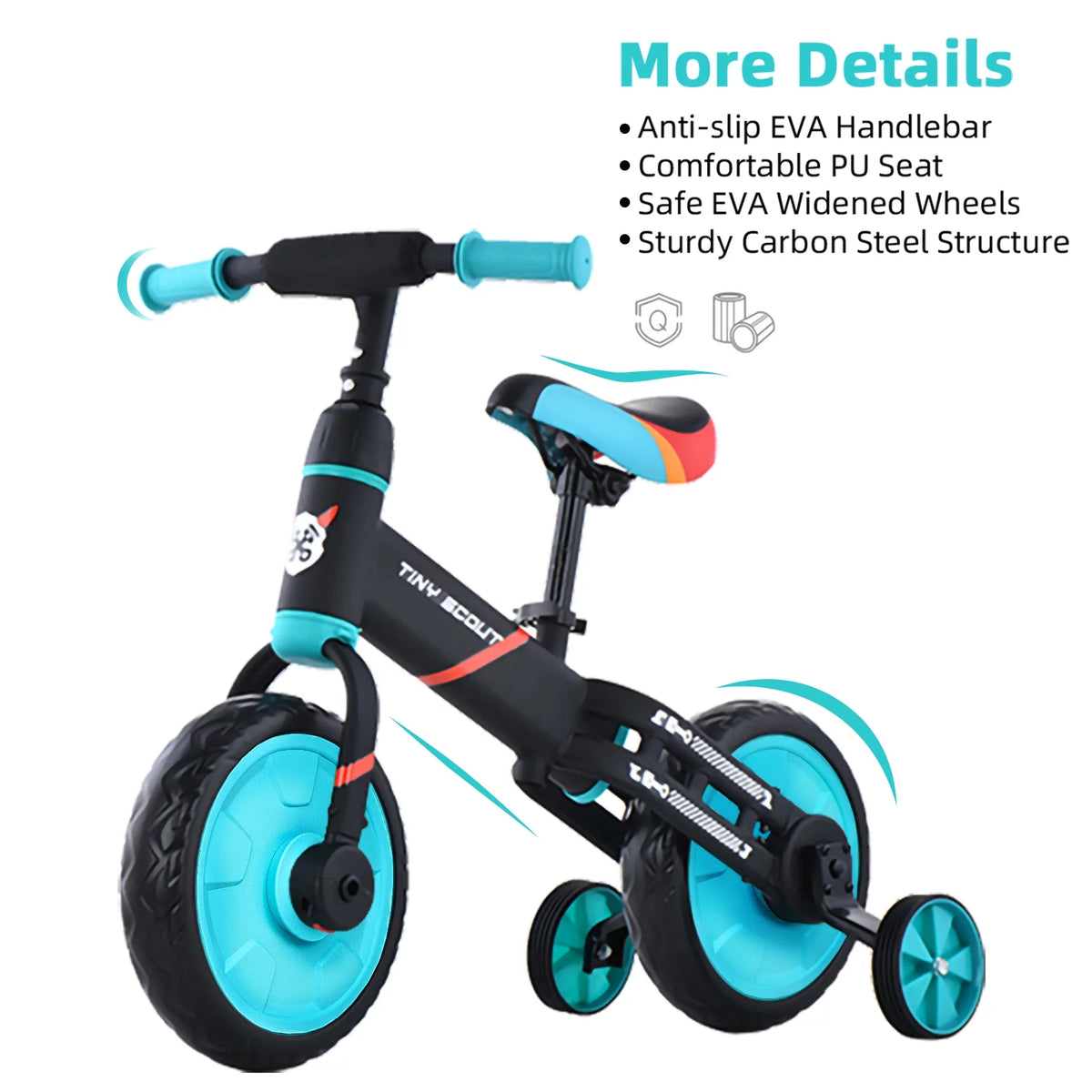 4-in-1 Kids Balance Bike Z868