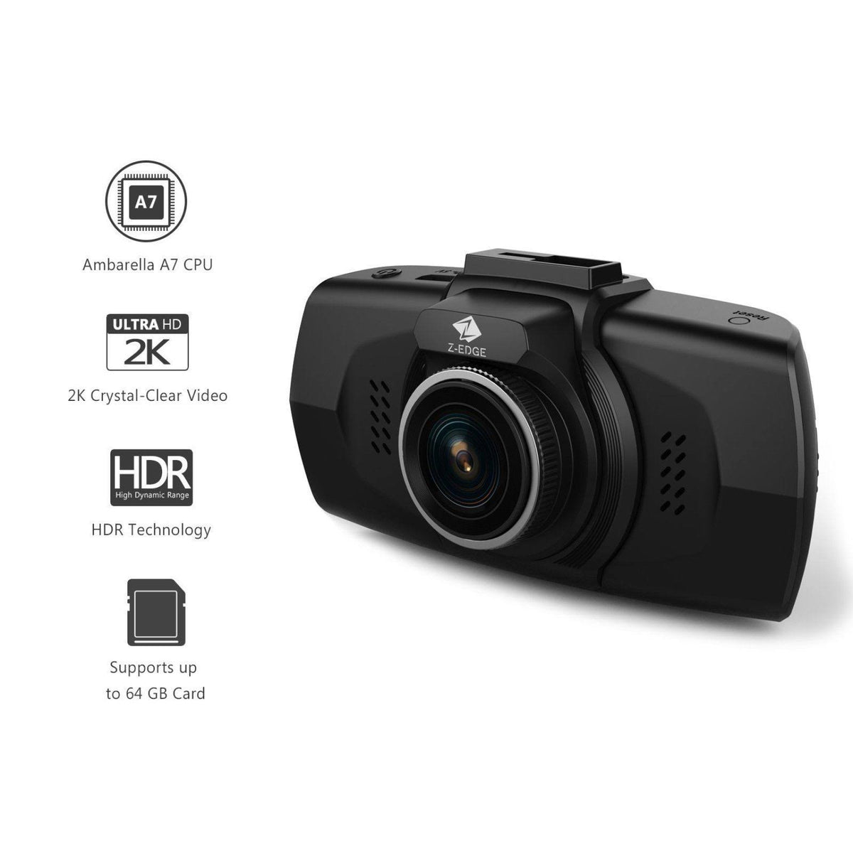 2K Dash Cam K6188