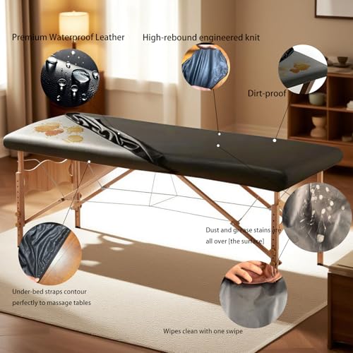 Washable Leather Massage Table Cover Protector K5713