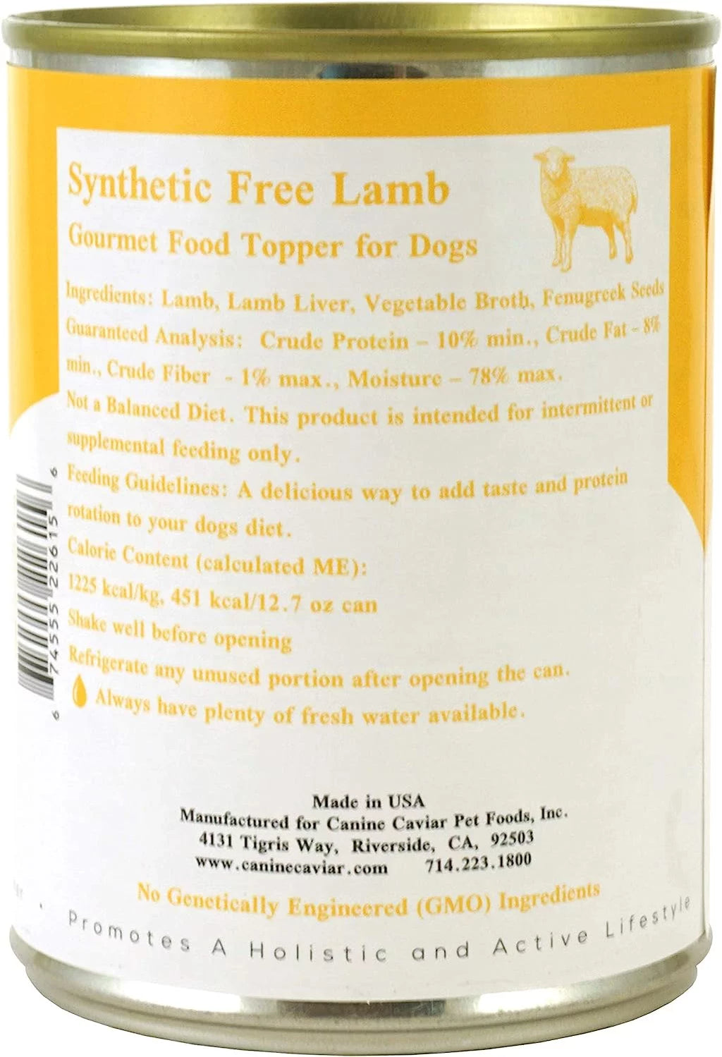 Lamb Canned Dog Food 13 oz Cans K2687