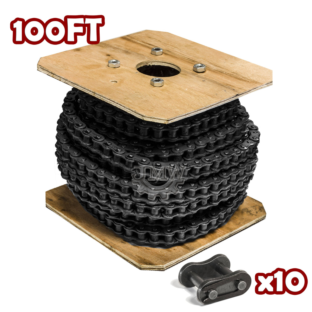 35 Feet Roller Chain with 10 Connecting Links I199563