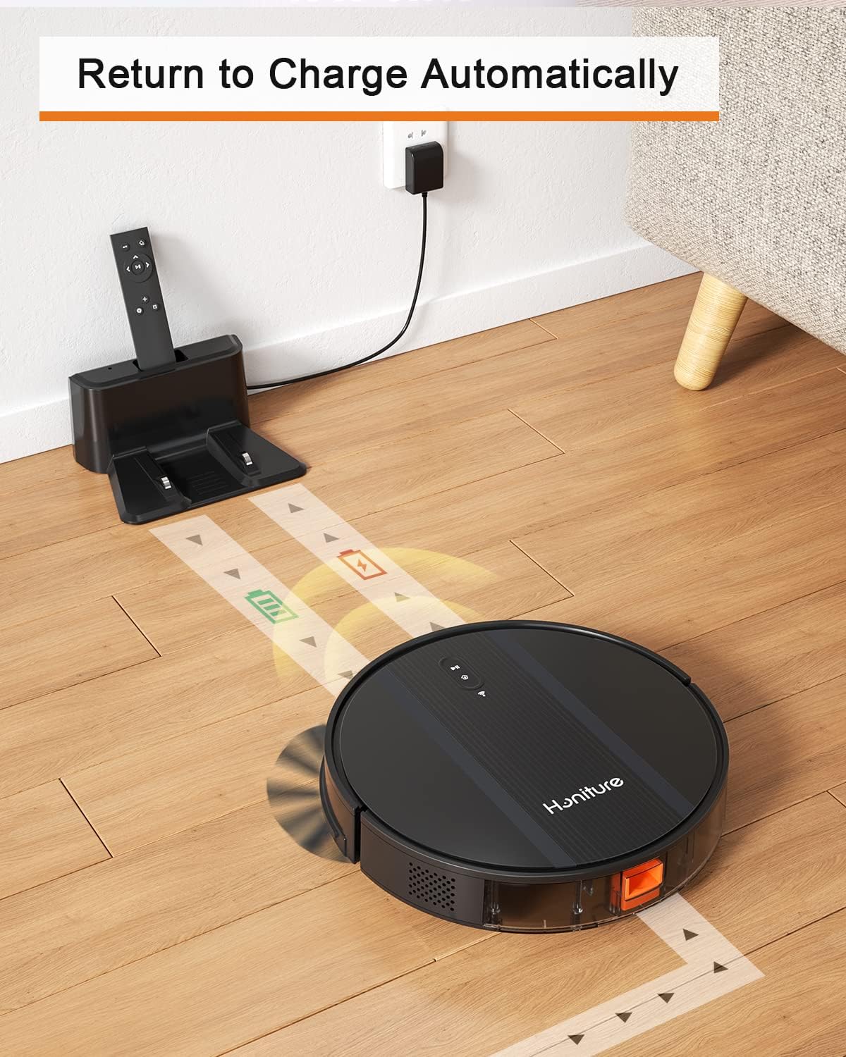 Robot Vacuum Cleaner with 2200Pa Suction N4476