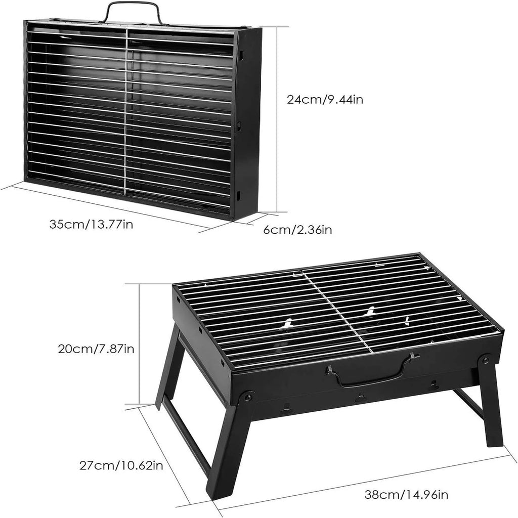 Charcoal Portable Folding BBQ Grill D844