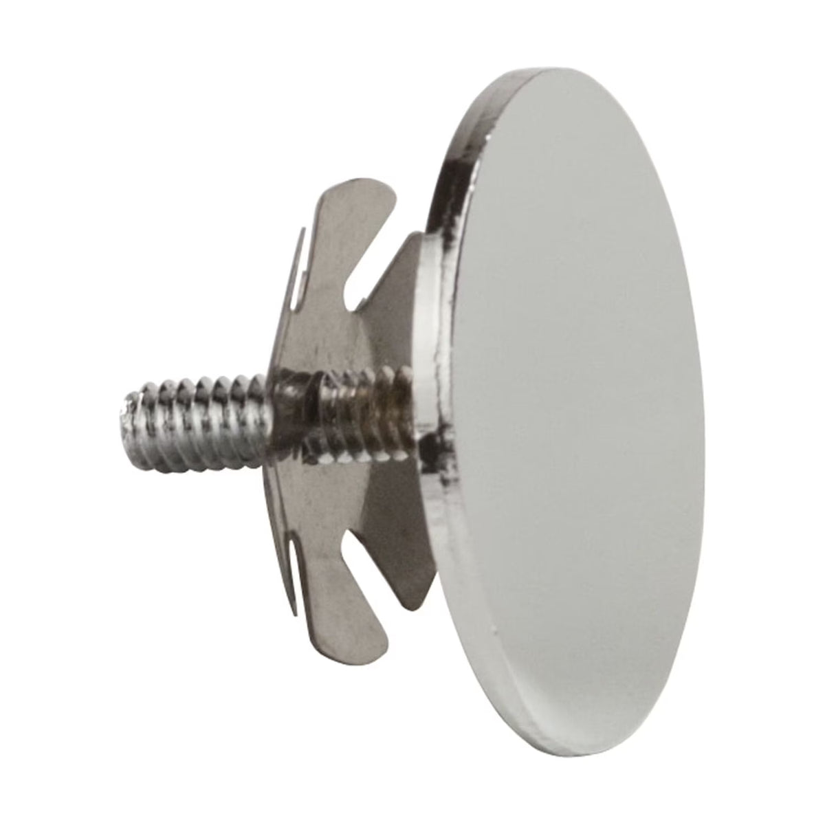 Chrome Round Hangrail End Cap for 1.25" Diameter Tubes, 50 Pack B696