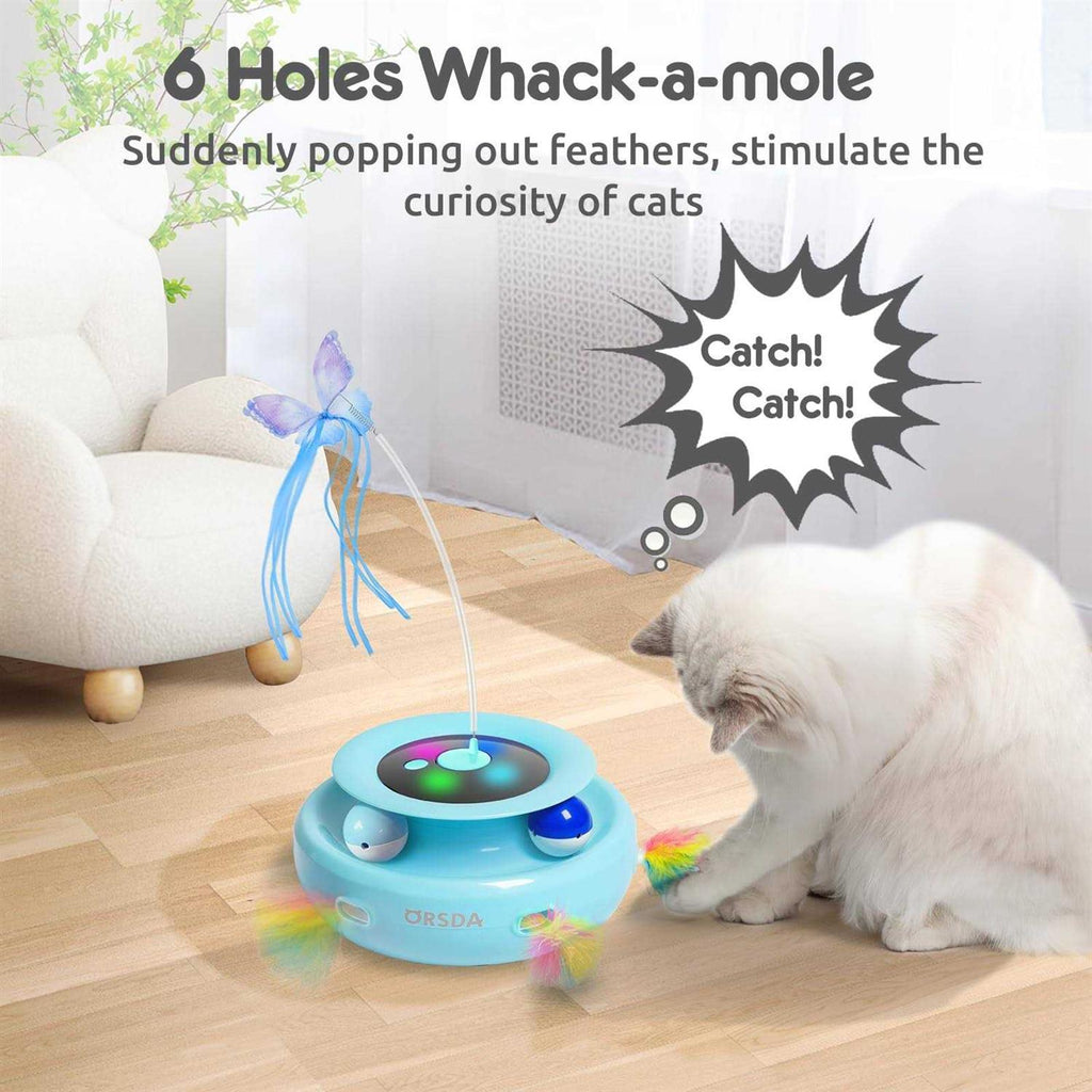 3-in-1 Rechargeable Interactive Cat Toys Z94388