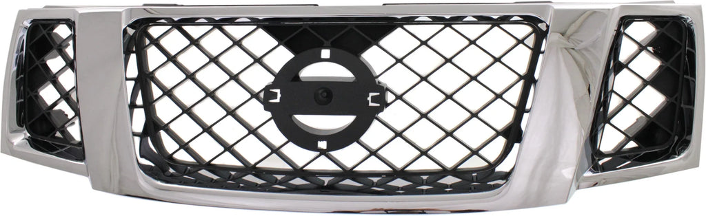 Chrome Shell with Black Insert Grille Assembly M2518