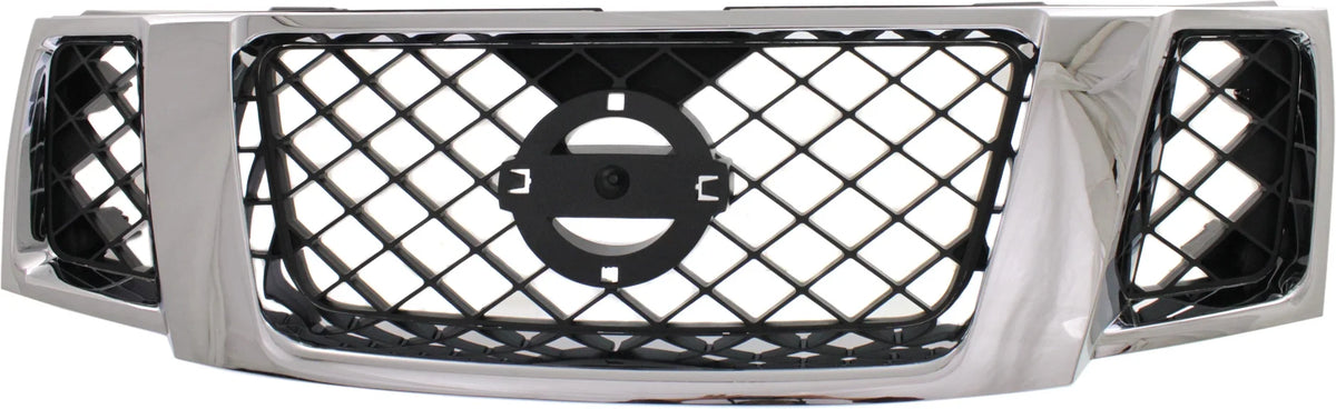 Chrome Shell with Black Insert Grille Assembly M2518