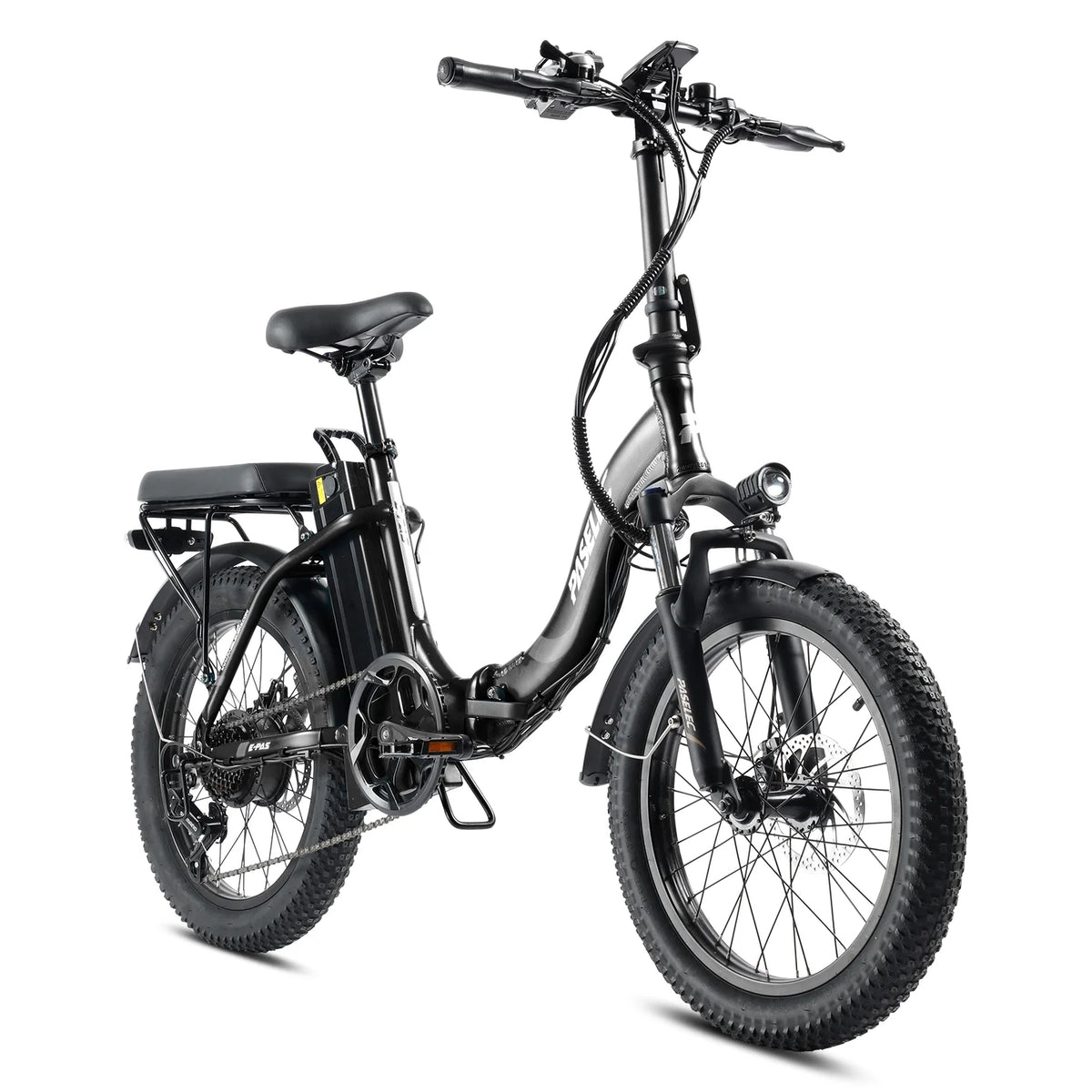 Folding Electric Bike 750W 20 inch Fat Tire 13Ah Black J3299