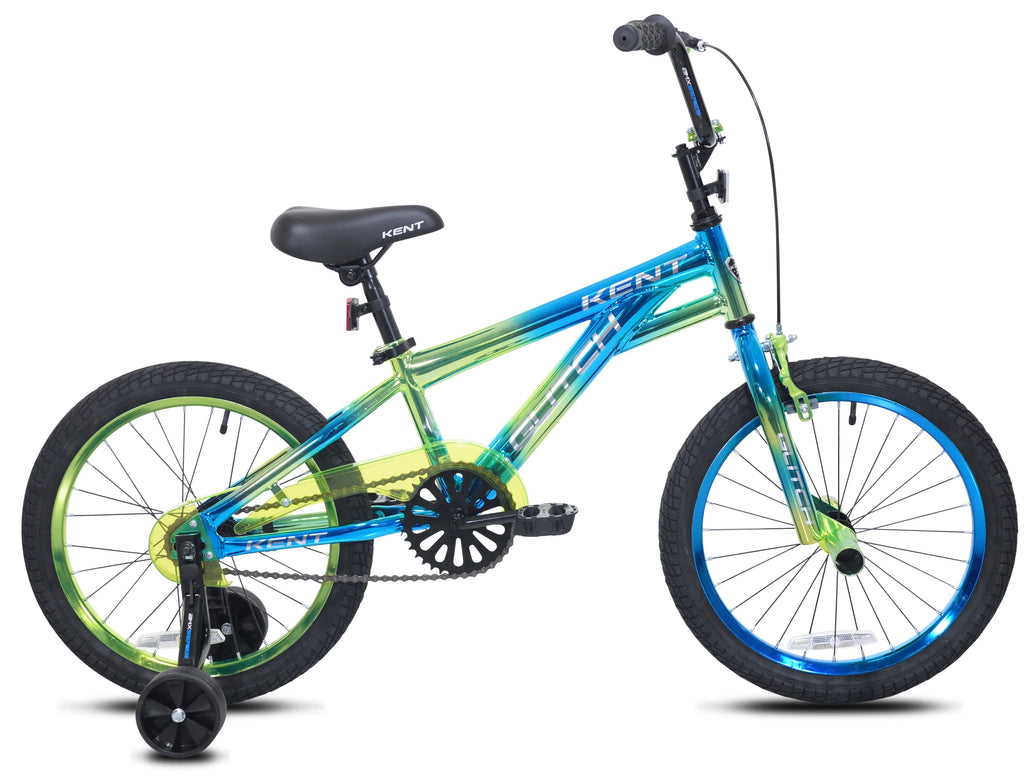 Blue Green Boys BMX Child Bike L8497