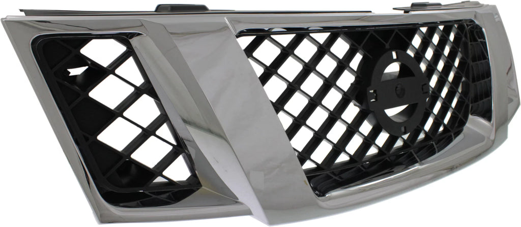 Chrome Shell with Black Insert Grille Assembly M2518