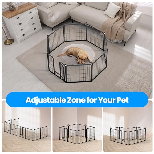 Portable 32" Height 8 Panels Heavy Duty Dog Playpen A105358