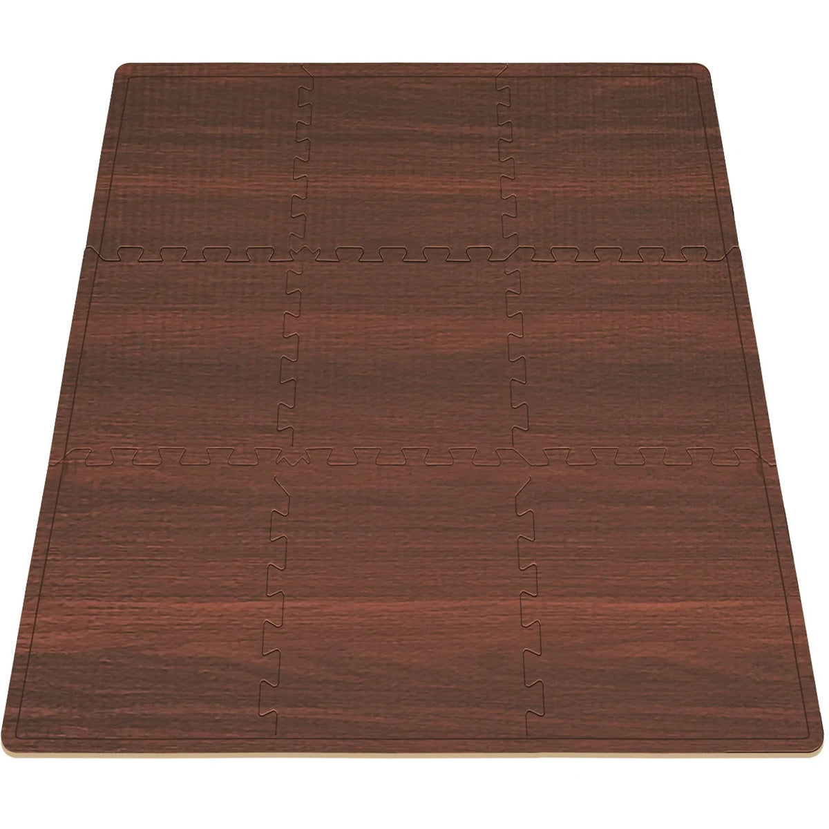 Wood Grain Interlocking Foam Floor Mats 12 x 12 Tiles V96096