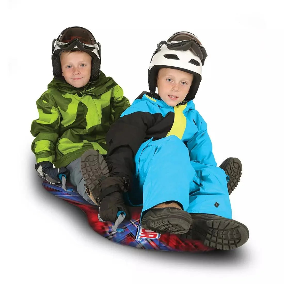 Red/Blue Molded Snow Sled U1912