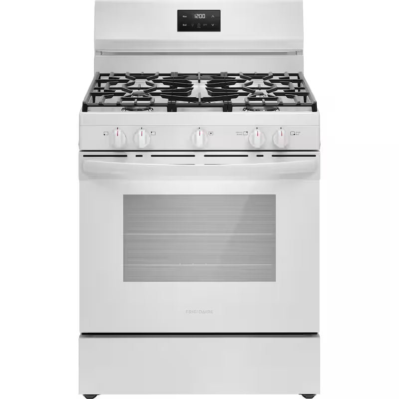 5 Burner Freestanding Gas Range in White R91774
