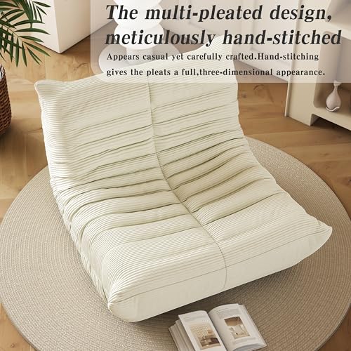 Yellow Memory Foam Bean Bag Chair D24196