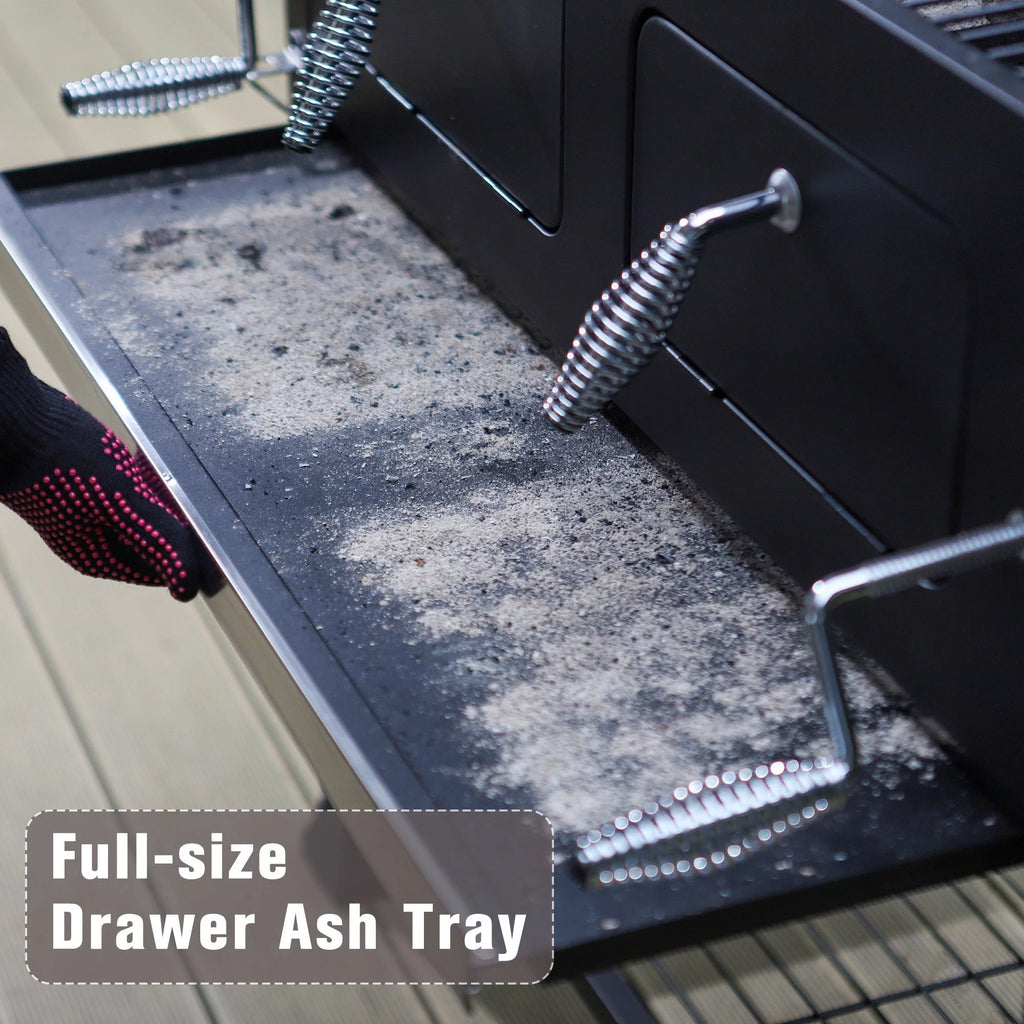 34-inch Portable Charcoal BBQ Grill W505