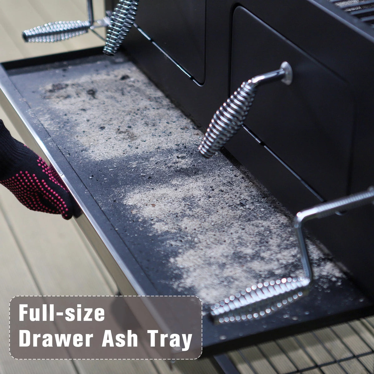 34-inch Portable Charcoal BBQ Grill W505